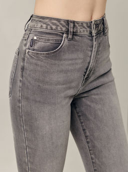 CONTE CON-701 Джинсы skinny с высокой посадкой и эффектом потертости grey - Conte elegant фото 7