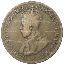 1/2 пенни 1921 года Австралия