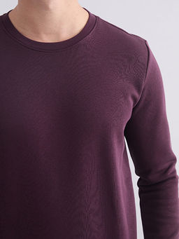 Bisiklet Yaka Erkek Sweatshirt