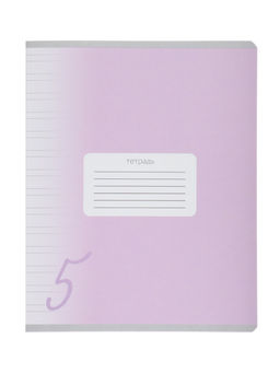 Цена за 20 шт. Тетрадь 12 листов в узкую линию Calligrata «Пятёрка», обложка мелованный картон, МИКС