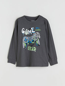 Bisiklet Yaka Erkek ?ocuk Pijama ?st