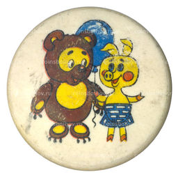 Значок Винни-Пух