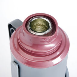 Термос, 1.2 л, со стеклянной колбой, сохраняет тепло 24 ч, пластик, МИКС