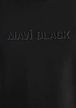 Mavi Black Bask?l? Siyah Tisort  фото 6