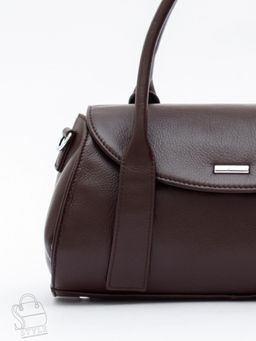 Сумка женская кожаная 98321S coffee Velina Fabbiano-Safenta