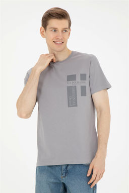 Мужская темно-серая футболка - U.s. polo assn фото 3