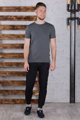 брюки спортивные 
 3.MM107B-серый-тёмный