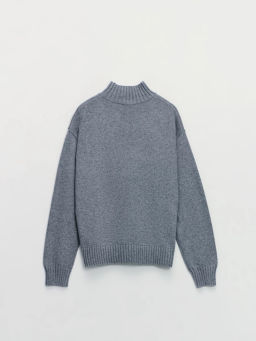 Свитер с высоким горлом с добавлением шерсти / Zarina