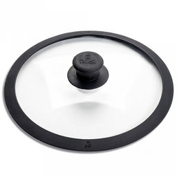 Крышка стеклянная д22см, жаропрочное стекло, силиконовый обод, силиконовая ручка, пароотвод, TalleR (Китай)