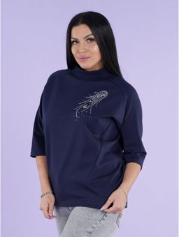 Афродита кофта женская черный - Lovetex фото 7
