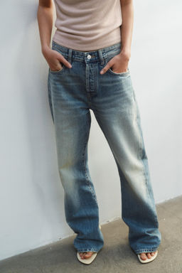 JEANS TRF BOYFRIEND TIRO MEDIO / Marino - Zara фото 6