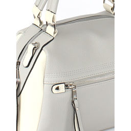 Сумка женская искусственная кожа ADEL-118/1в/MM, 1отд, плечевой ремень, серый св/беж св флотер 259060 - Adelia фото 4
