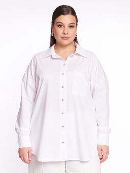 Белая рубашка BL28382WHT02