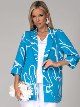 Пиджак Шерри (голубой) - Эльза фото 10