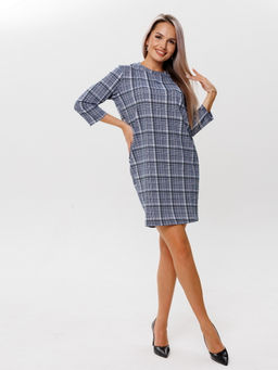 Платье женское П-139 (футер с лайкрой) Бордовая