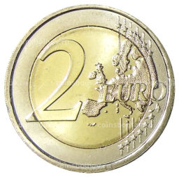 Монета 2 евро 2007 года Италия  50 лет подписания Римского договора