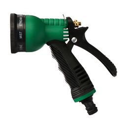 Пистолет для полива, 8 режимов, фиксатор, быстросъёмное соединение, эргономичная ручка, пластик, Greengo