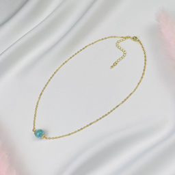 Кулон на цепочке из Ларимара 40 см +