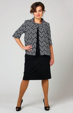 Элегантный жакет силуэта -  трапеция. - Ckc collections фото 2