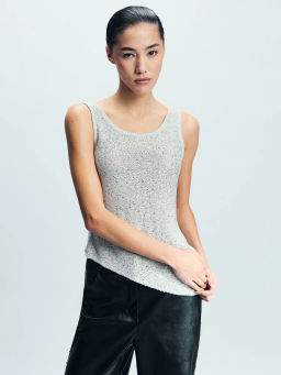 Жилет с пайетками с вискозой в составе / Zarina