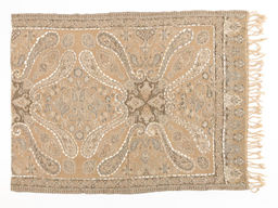 Палантин с вышивкой (шерсть вареная) в ассортименте № Тк906/55 - Ганг фото 2