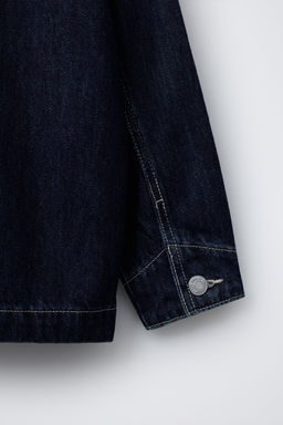 DENIM JACKET WITH LABEL