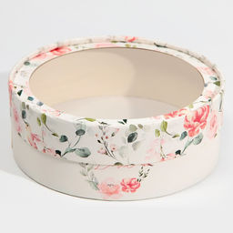 Коробка для макарун, кондитерская упаковка тубус с окном, Love, 16×16×5 см