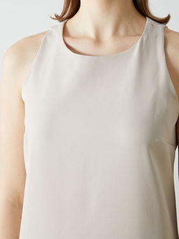 Bisiklet Yaka Kad?n Mini Elbise