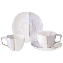 ЧАЙНЫЙ НАБОР LEFARD GREY НА 2 ПЕР. 4 ПР. 220 МЛ