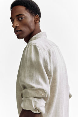 Camisa de lino Regular Fit - H&m фото 4