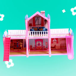 Кукольный домик «Сказочная жизнь на вилле» с куклой, питомцами и аксессуарами, светится в темноте