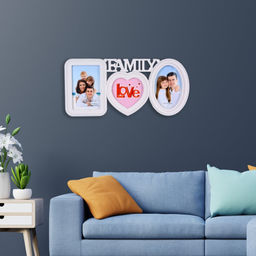 Фоторамка коллаж Семья 21х44 см / 5307 /уп.48/ 3 фото - Галеонтрейд фото 2