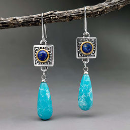 Серьги на крючках арт. 13 4456 (id 285766)