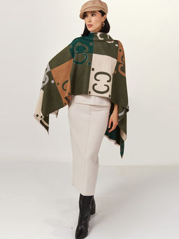 в составе ШЕРСТЬ  и КАШЕМИР Большой, мягкий, теплый  двусторонний палантин - Tantino фото 2