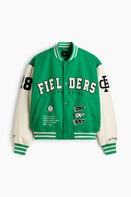 Chaqueta de b?isbol con motivos