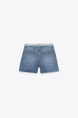 Z1975 DENIM SHORTS WITH BELT - Zara фото 5