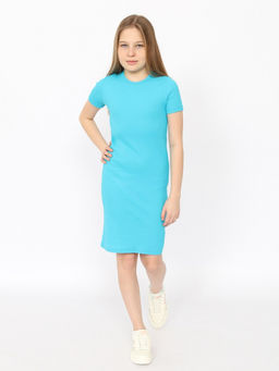 CRB wear/CSJG 63817-40-409 Платье для девочки,бирюзовый/Ex.Cherubino  фото 2