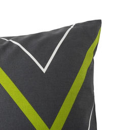 Наволочка Этель Зелено-серые зигзаги 50*70, 100% хлопок, поплин, 125 г/м2  фото 2