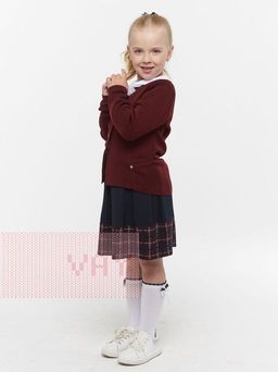 Жакет для девочек 193-7105 - Vay kids школа фото 3