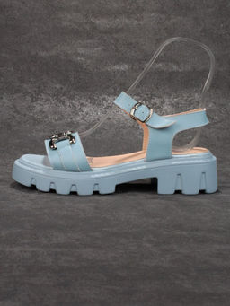 08-PEY182-5 LIGHT BLUE Босоножки женские (натуральная кожа)