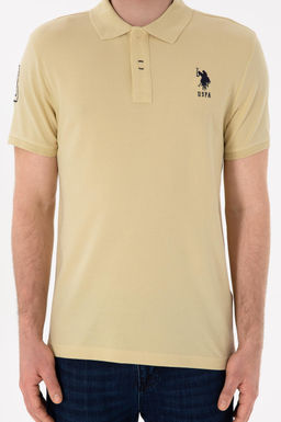 Erkek Slim Fit Polo Yaka A__k Haki Basic Ti__rt Sepette S_rpriz _ndirim - U.s. polo assn фото 7
