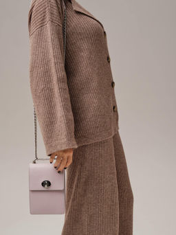 Мини-сумка кросс-боди Azaro 30194 розовый дым