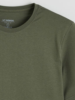 Bisiklet Yaka Penye Erkek Ti??rt