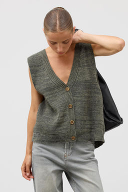 ЕВ 30260/ш/полынь жилет жен