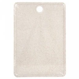 Доска разделочная пластмассовая "Точка" 33,5х23,5х1см, прямоугольная, приподнятый защитный борт, с текстурой против скольжения продуктов, отверстие для подвешивания, бежевый, в т/у пленке (Китай)