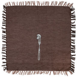 КОМПЛЕКТ САЛФЕТОК ИЗ 2-Х ШТ 40Х40СМ БОН АППЕТИТ,КОРИЧ+БИРЮЗА, 100 - Lefard фото 3