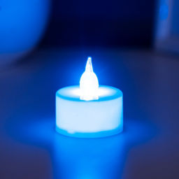 Цена за 4 шт. Светодиодная свеча, ночник LED RISALUX «Малая», RGB, h=4 см