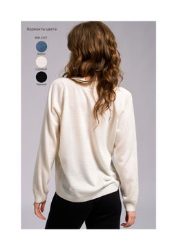 WW-2507 джемпер женский черный - Mozart фото 2