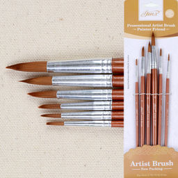 Кисти для акварели 6 штук набор / 21467-4 /уп 48/480/