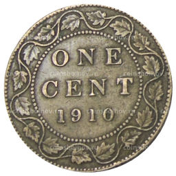 1 цент 1910 года Канада